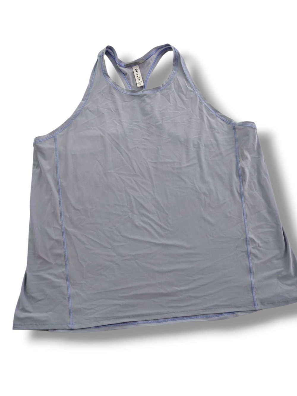 Athleta Racerback T-Back Tank Top-Light Purple Lilac-Size XL